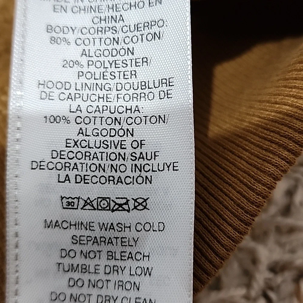 True Religion  Brown Multi-patch Hoodie